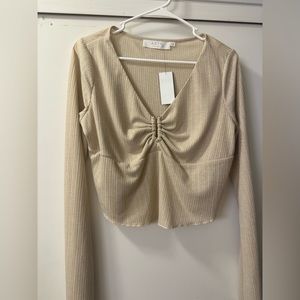 ASTR the label cropped blouse